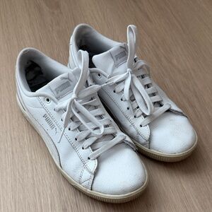 Puma All-White Casual Sneakers